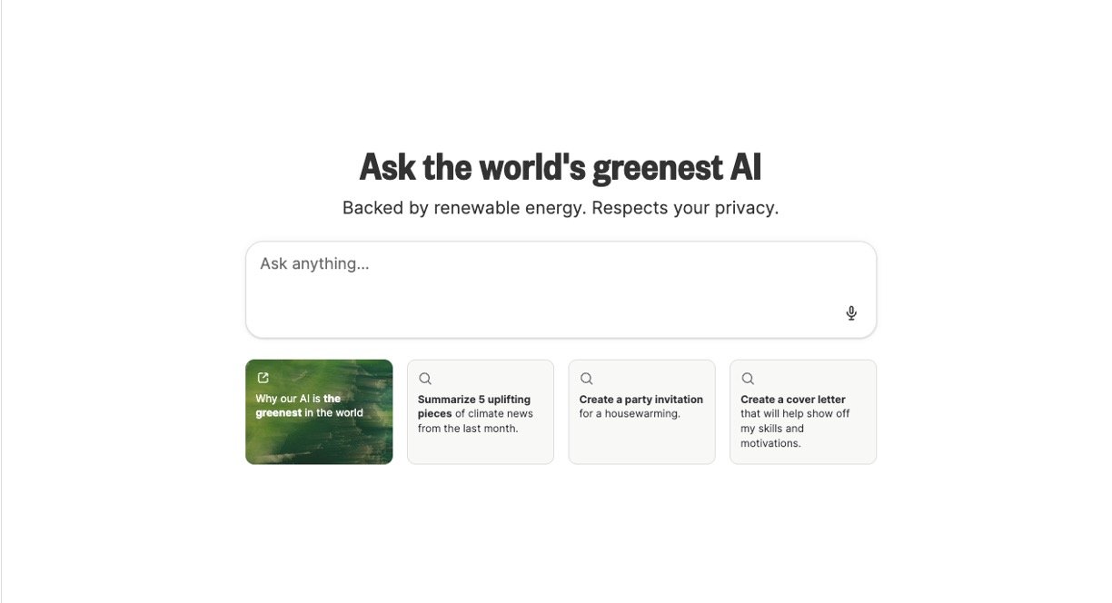 Ecosia AI Chat