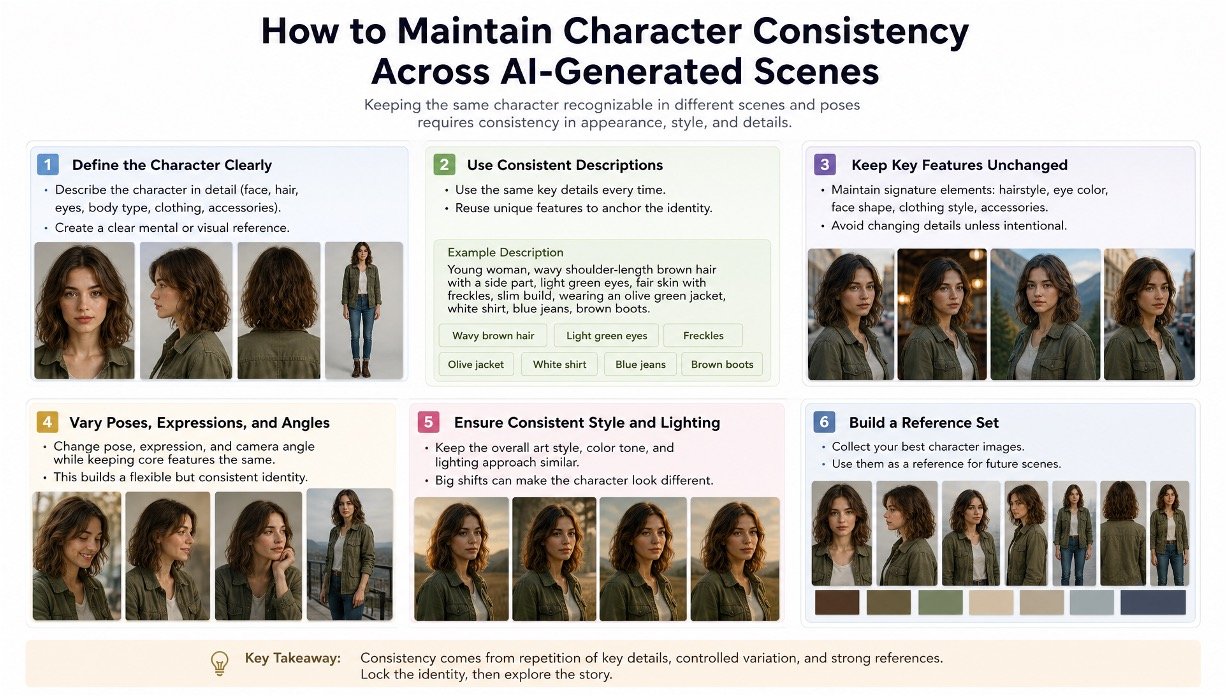 How to Maintain Character Consistency Across AI-Generated Scenes