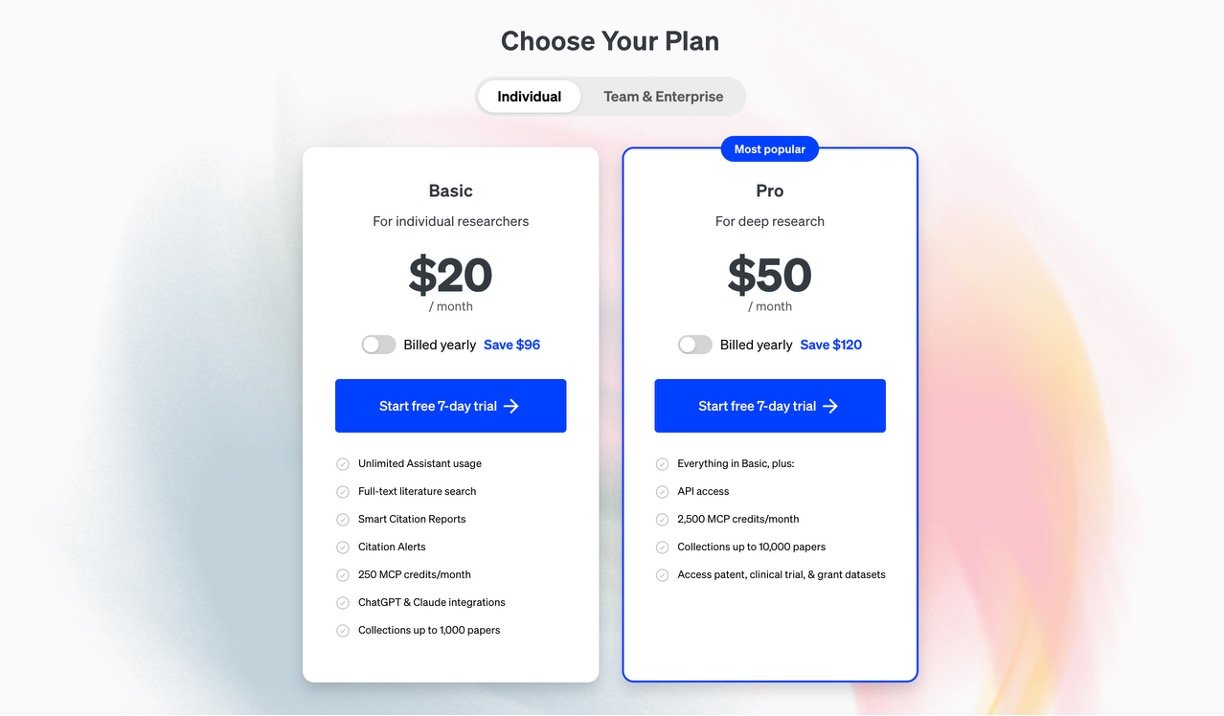 Scite AI pricing